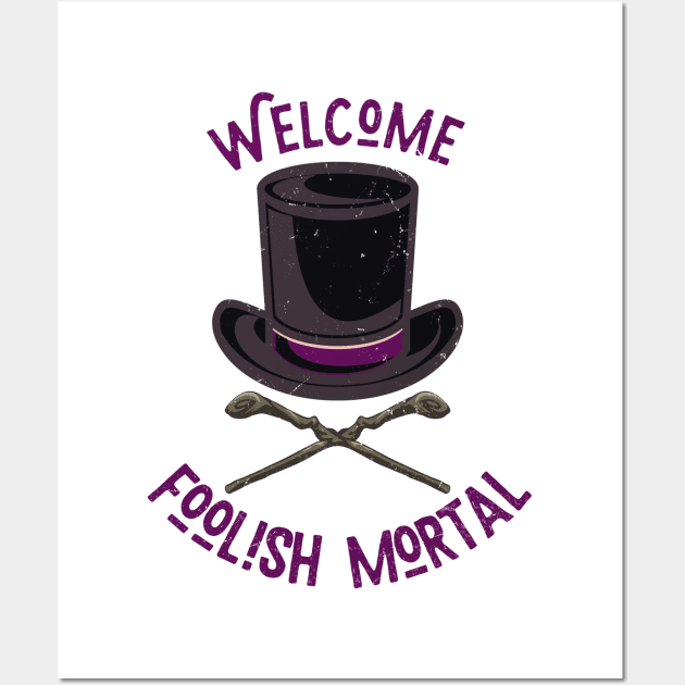 haunted mansion - foolish mortal Wall Art by Suarezmess